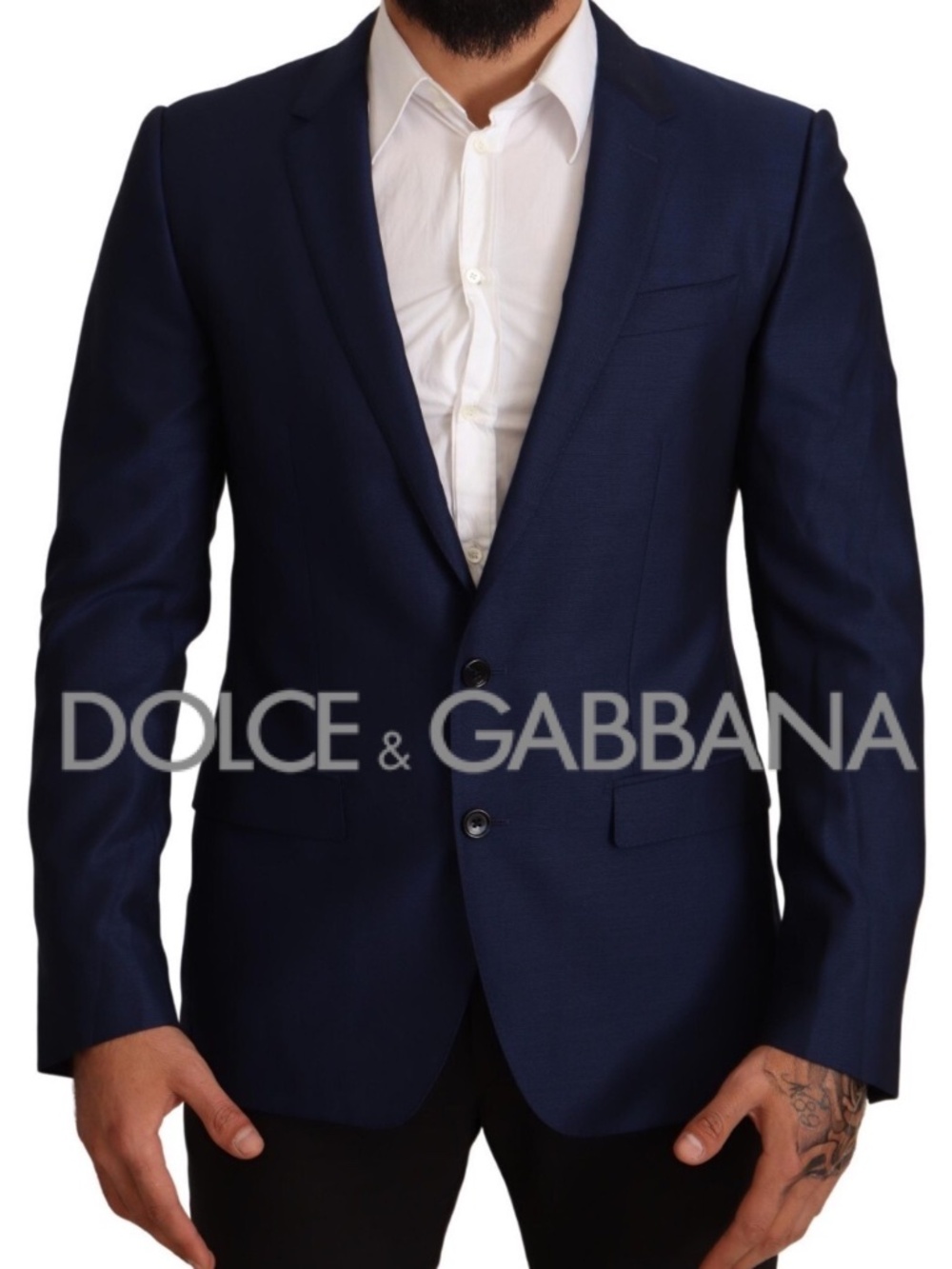 Dolce & Gabbana Martini Peak Lapel Navy Blazer EU 48 ~ US 38R Gently worn